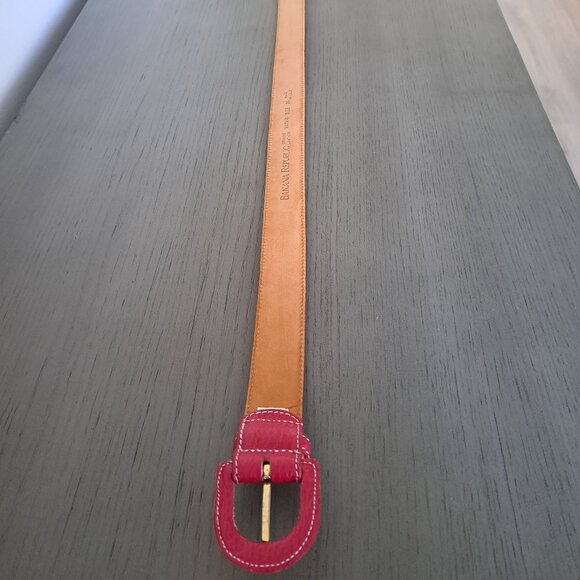 Brand New Banana Republic Attractive Red Leather Belt Made in Italy Size 34 main image 13